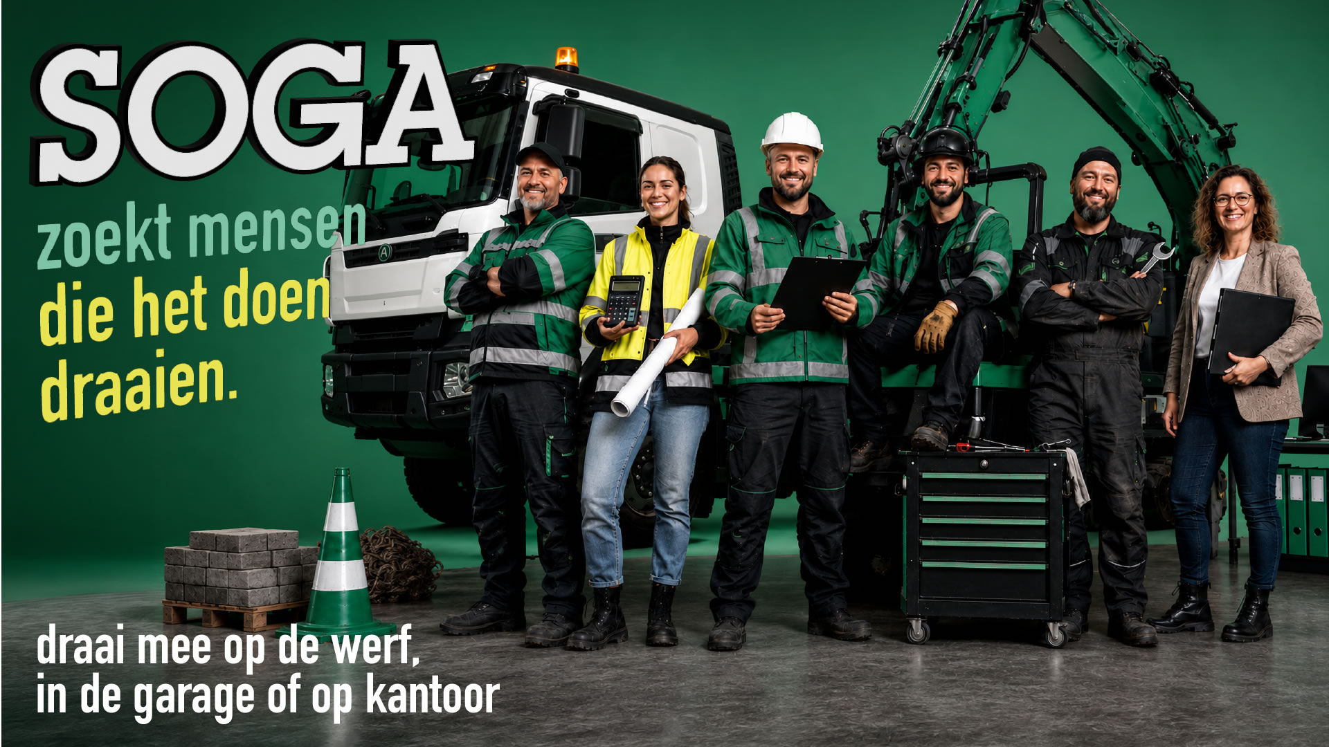 Soga zoekt gemotiveerde collega's voor de werf, garage en kantoor